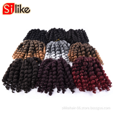 Jumpy Wand Curl Twist Synthetic Braiding Hair Jumbo Braid  Jumpy Wand Curl Crochet Braids Jamaican Bounce Ombre Crochet Braids